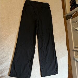 Lululemon City Sleek 5 Pocket Wide-Leg High-Rise Pant Size 26, 31” inseam, VGUC